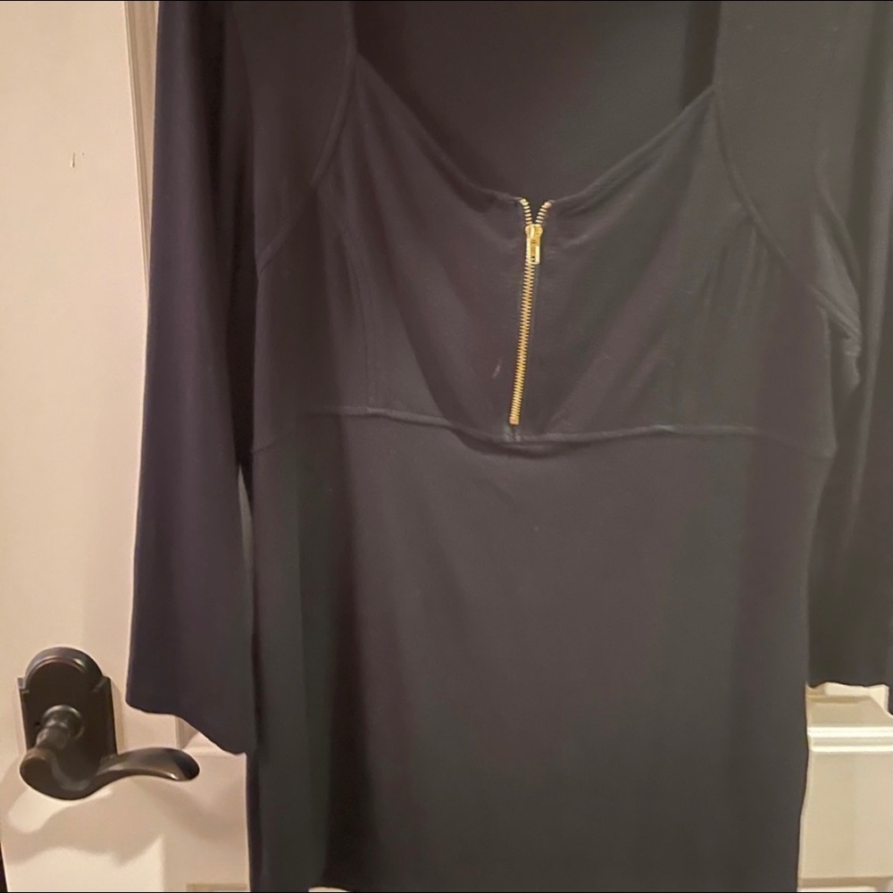 Venus 1/2 Zip Top Black Size XL